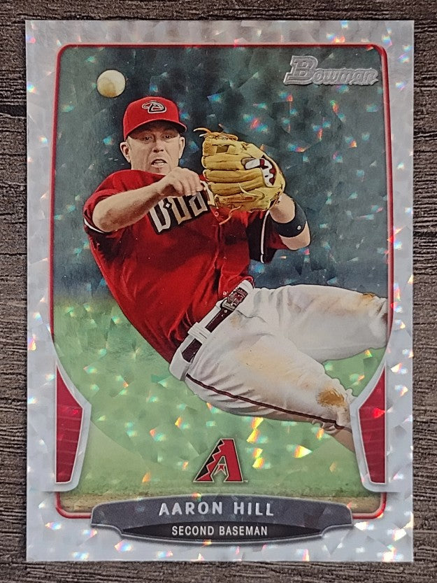 2013 Bowman Silver Ice #195 Aaron Hill (NM)