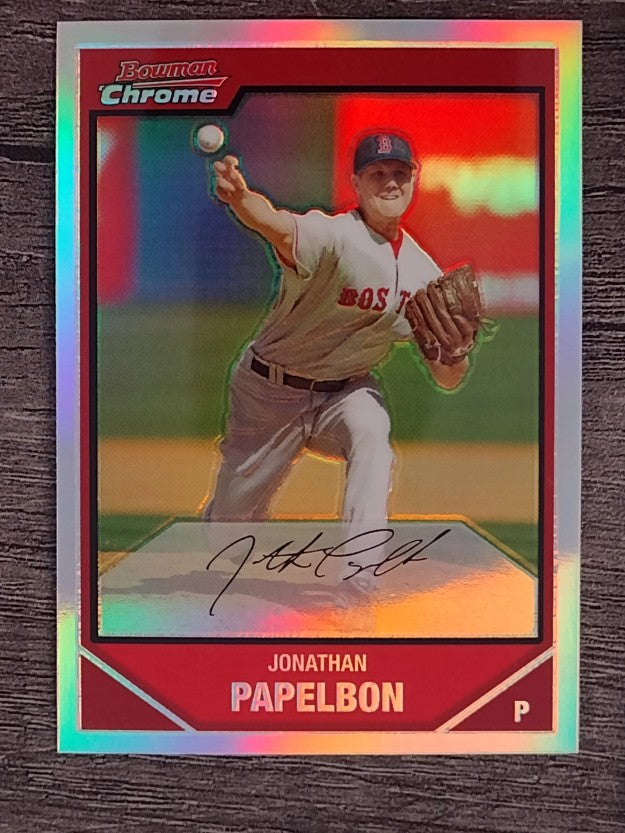 2007 Bowman Chrome Refractors #6 Jonathan Papelbon