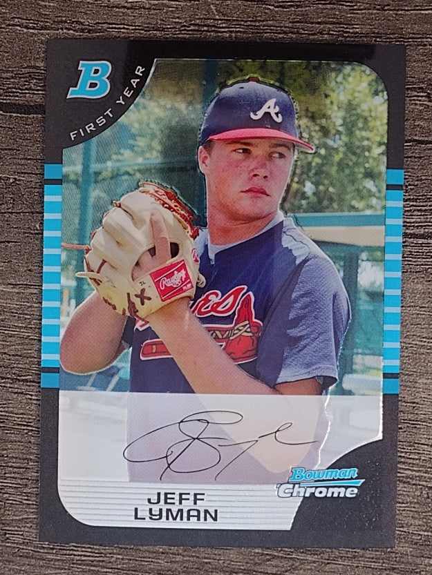 2005 Bowman Chrome Draft #BDP112 Jeff Lyman FY RC
