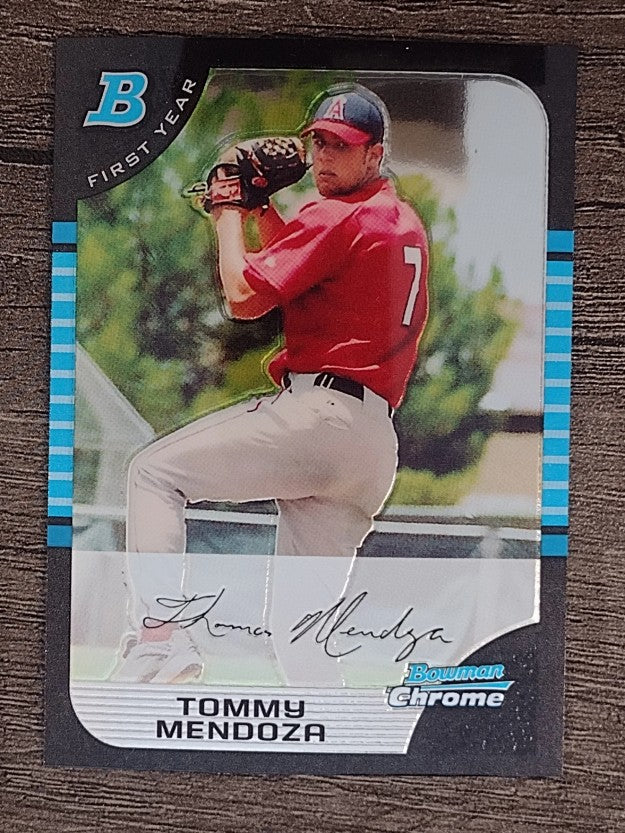 2005 Bowman Chrome Draft #BDP42 Tommy Mendoza FY RC
