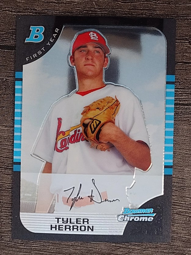 2005 Bowman Chrome Draft #BDP46 Tyler Herron FY RC