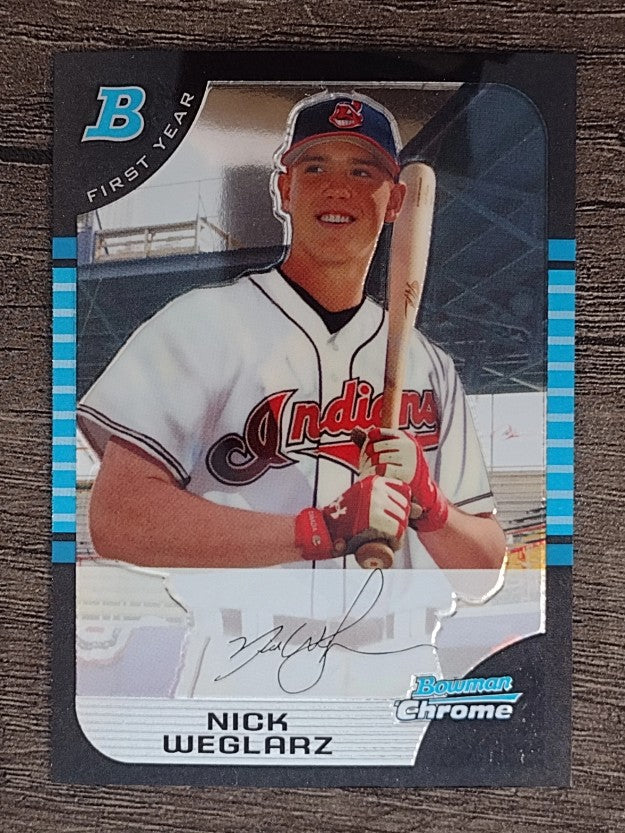 2005 Bowman Chrome Draft #BDP47 Nick Weglarz FY RC