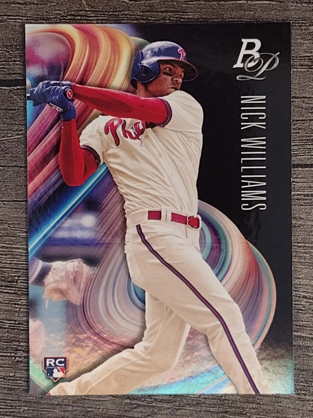 2018 Bowman Platinum #8 Nick Williams RC