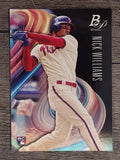2018 Bowman Platinum #8 Nick Williams RC