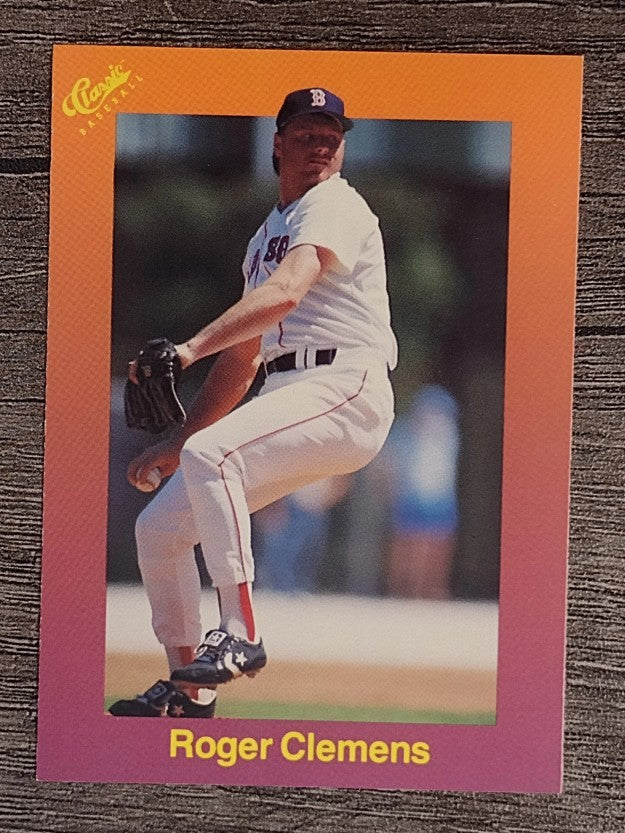 1989 Classic Travel Orange #119 Roger Clemens