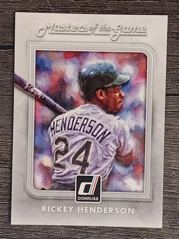 2016 Donruss Masters of the Game #MG1 Rickey Henderson