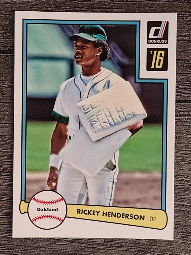 2016 Donruss '82 #47 Rickey Henderson