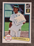2016 Donruss '82 #47 Rickey Henderson
