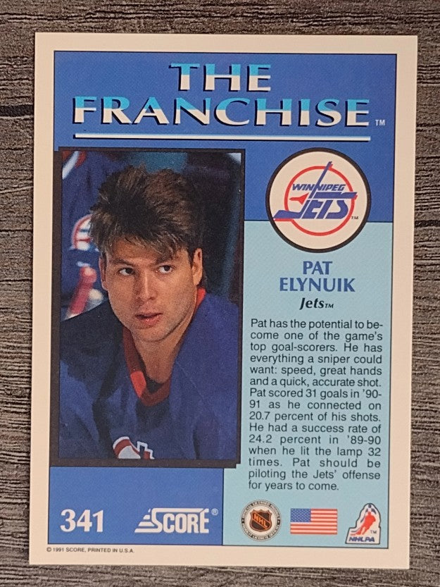 1991-92 Score American #341 Pat Elynuik FP