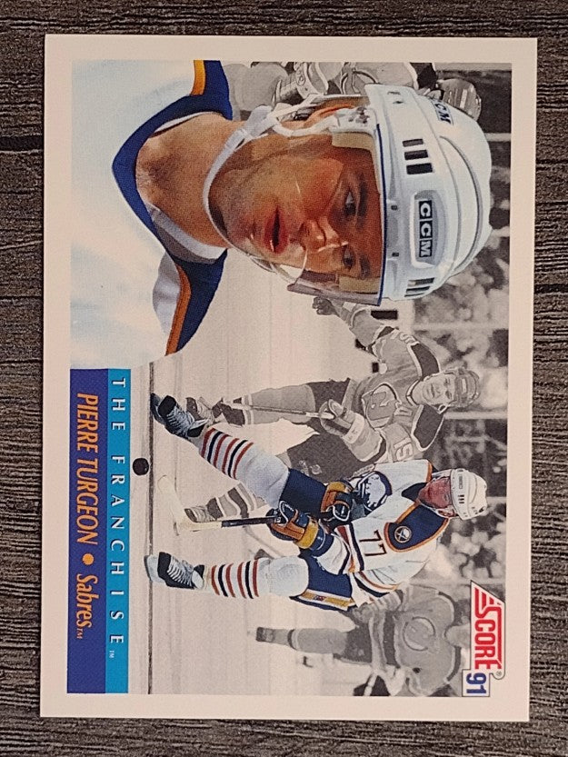 1991-92 Score American #416 Pierre Turgeon FP