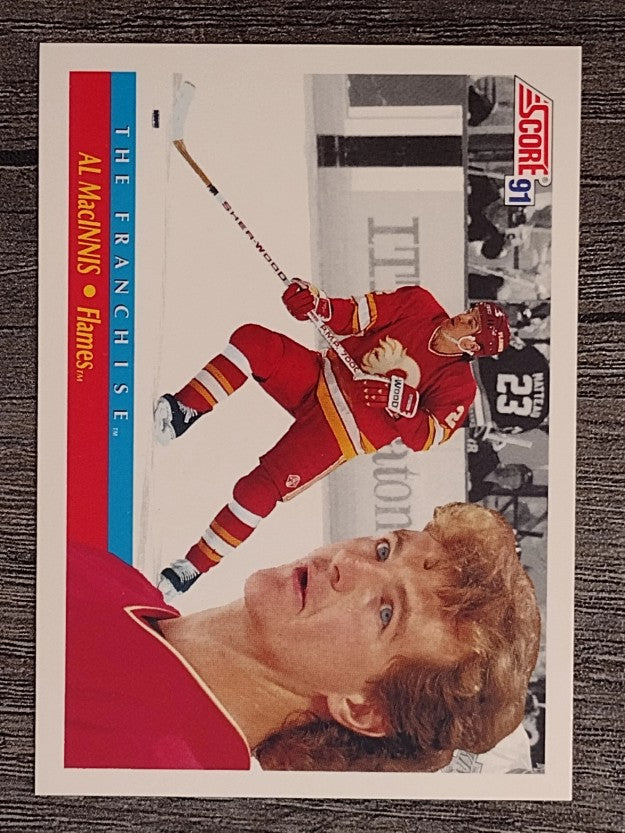 1991-92 Score American #417 Al MacInnis FP