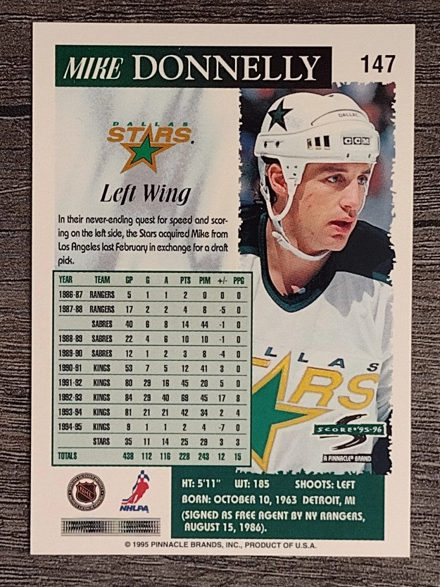 1995-96 Score #147 Mike Donnelly