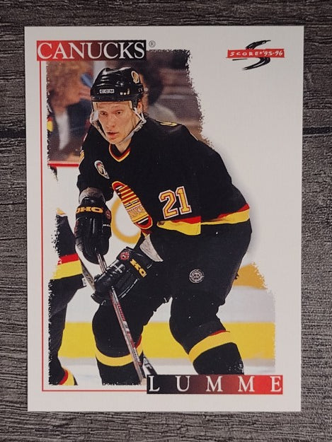 1995-96 Score #102 Jyrki Lumme