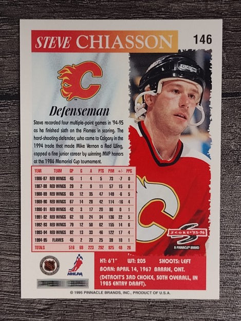 1995-96 Score #146 Steve Chiasson