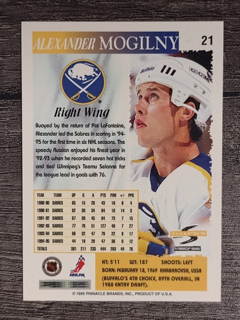 1995-96 Score #21 Alexander Mogilny