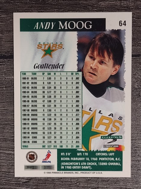 1995-96 Score #64 Andy Moog