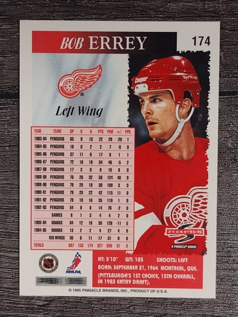 1995-96 Score #174 Bob Errey