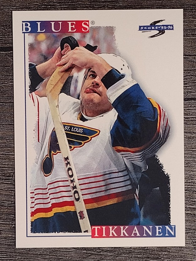 1995-96 Score #123 Esa Tikkanen