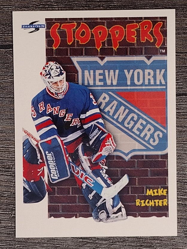 1995-96 Score #321 Mike Richter ST