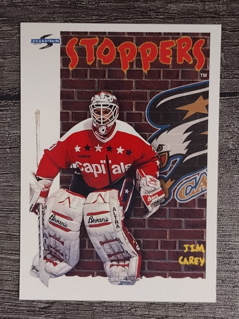 1995-96 Score #317 Jim Carey ST