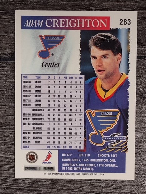 1995-96 Score #283 Adam Creighton