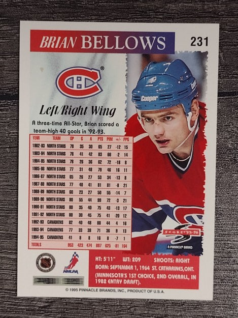 1995-96 Score #231 Brian Bellows