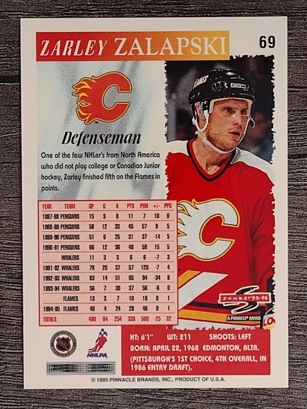 1995-96 Score #69 Zarley Zalapski