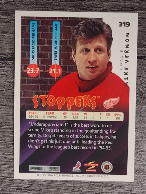 1995-96 Score #319 Mike Vernon ST