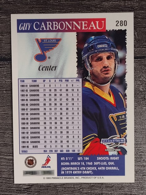 1995-96 Score #280 Guy Carbonneau