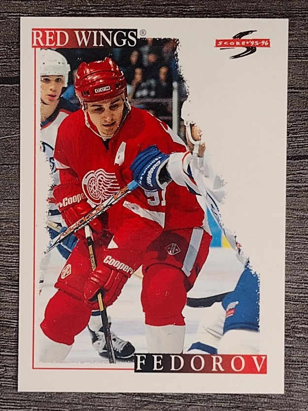 1995-96 Score #100 Sergei Fedorov