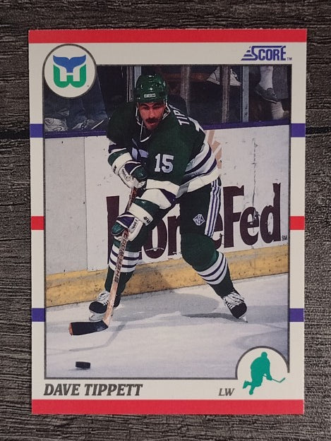 1990-91 Score #192 Dave Tippett