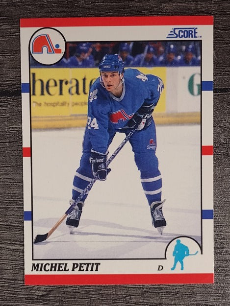 1990-91 Score #187 Michel Petit