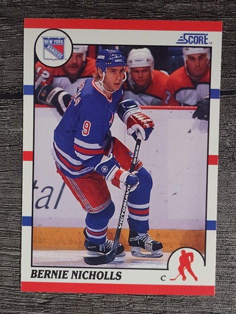 1990-91 Score #9 Bernie Nicholls