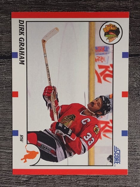 1990-91 Score #17 Dirk Graham