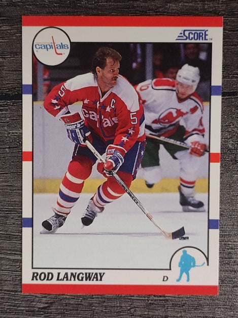 1990-91 Score #20 Rod Langway