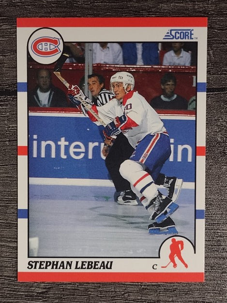 1990-91 Score #262 Stephan Lebeau RC