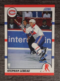 1990-91 Score #262 Stephan Lebeau RC