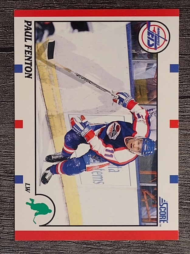 1990-91 Score #156 Paul Fenton