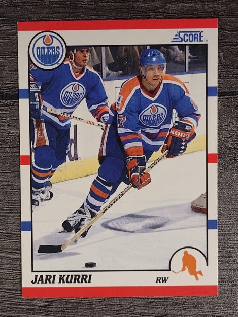 1990-91 Score #158 Jari Kurri