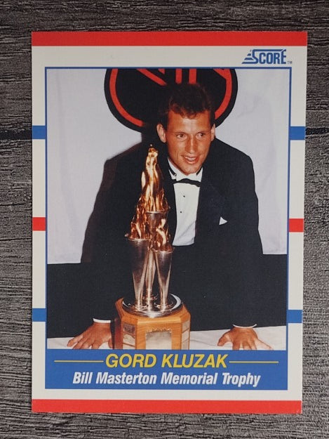 1990-91 Score #367 Gord Kluzak Mast
