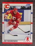 1990-91 Score #30A Joe Nieuwendyk ERR/Text reads "now I fell"