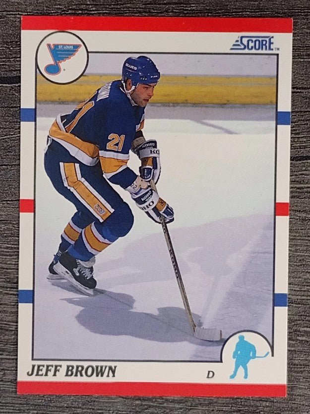 1990-91 Score #41 Jeff Brown