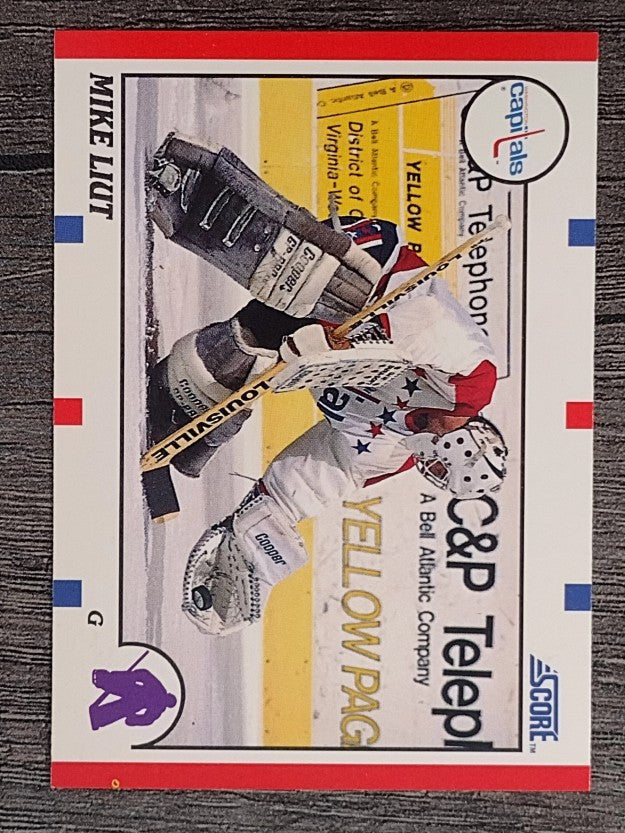 1990-91 Score #68 Mike Liut