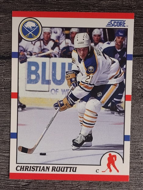 1990-91 Score #77 Christian Ruuttu