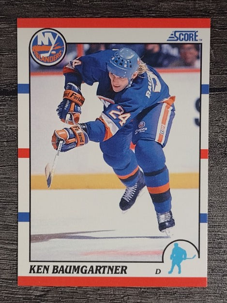1990-91 Score #265 Ken Baumgartner RC