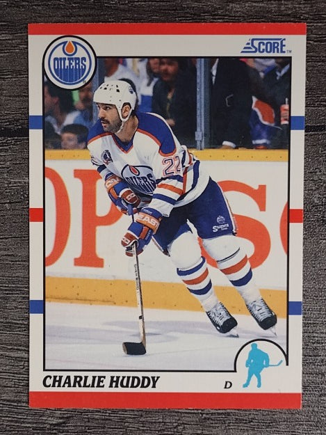 1990-91 Score #199 Charlie Huddy