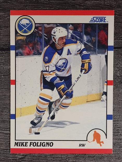 1990-91 Score #133 Mike Foligno