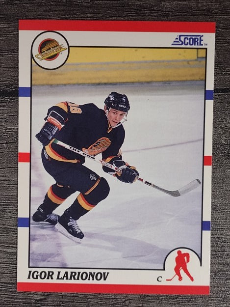 1990-91 Score #123 Igor Larionov RC
