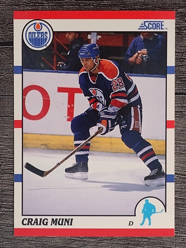 1990-91 Score #38 Craig Muni