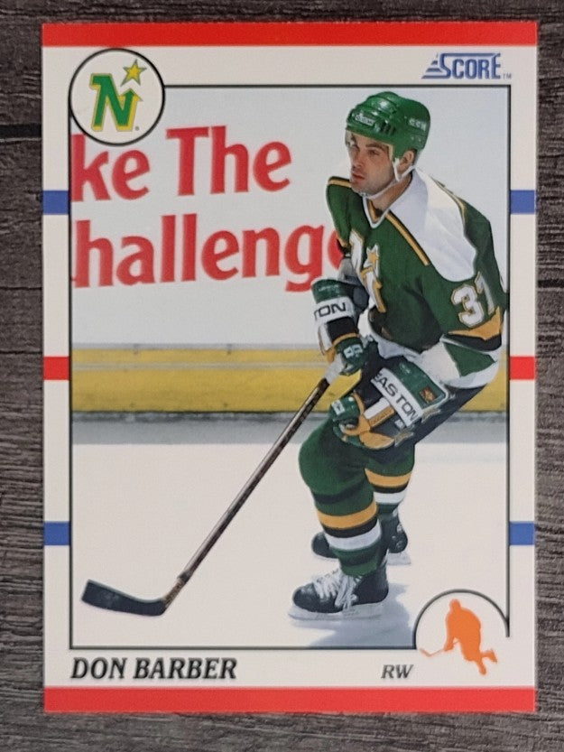 1990-91 Score #284 Don Barber RC